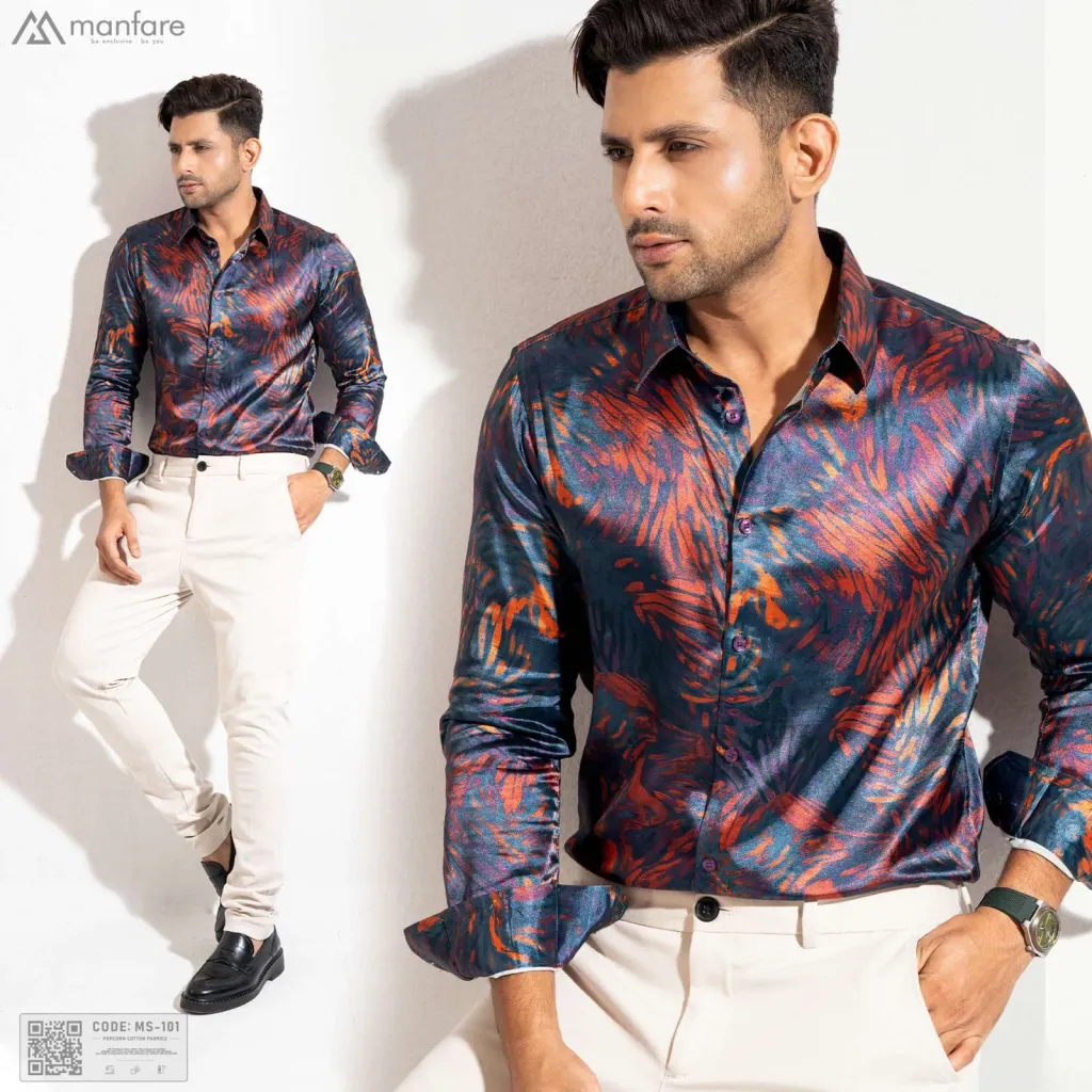 Premium Casual Printed Shirt For Men I MS-101