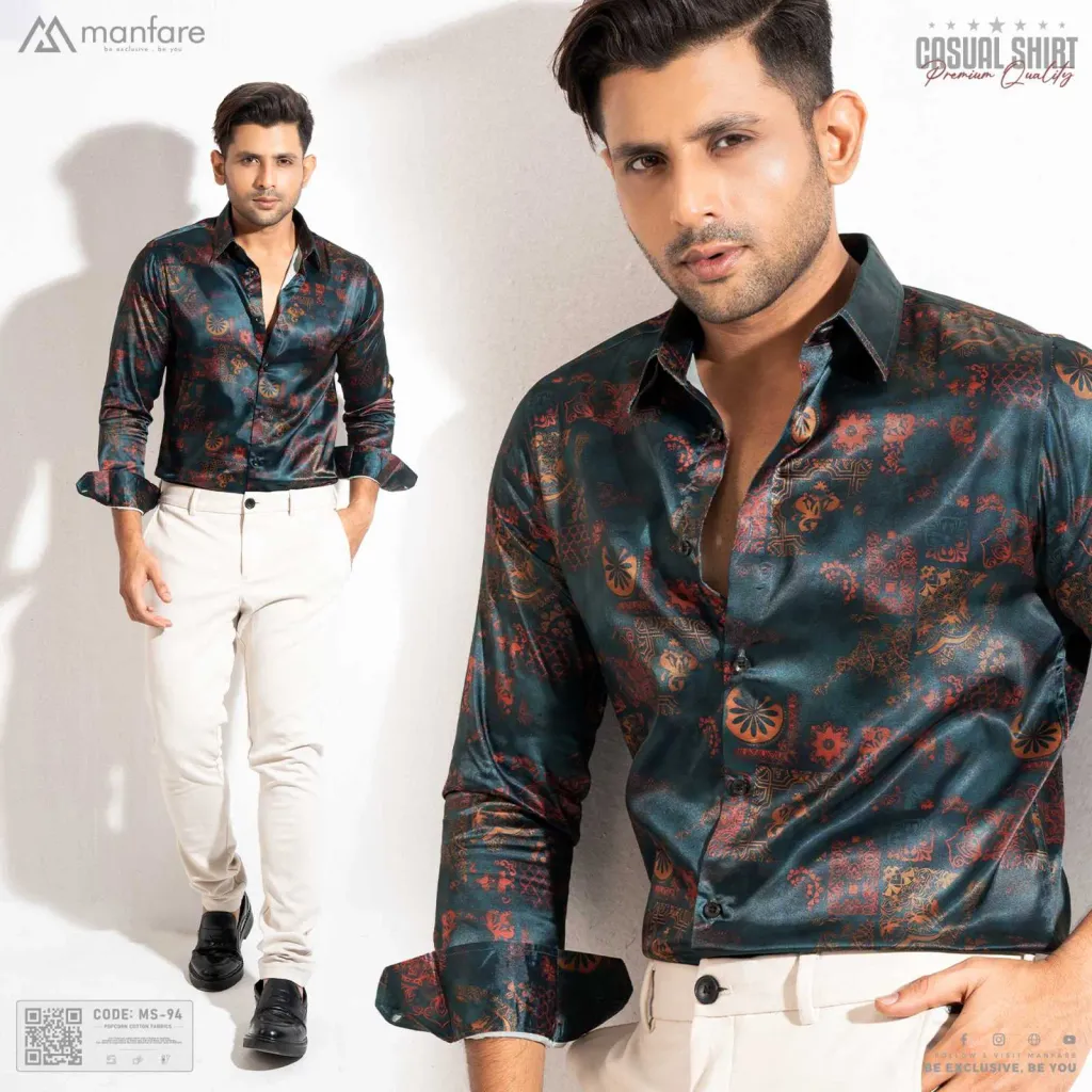 Premium Casual Printed Shirt For Men I MS-94