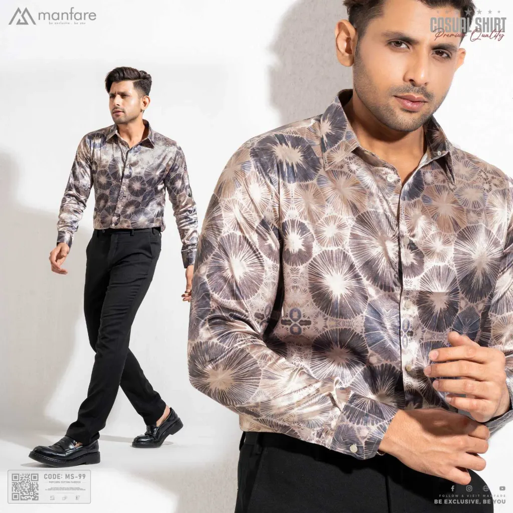 Premium Casual Printed Shirt For Men I MS-99