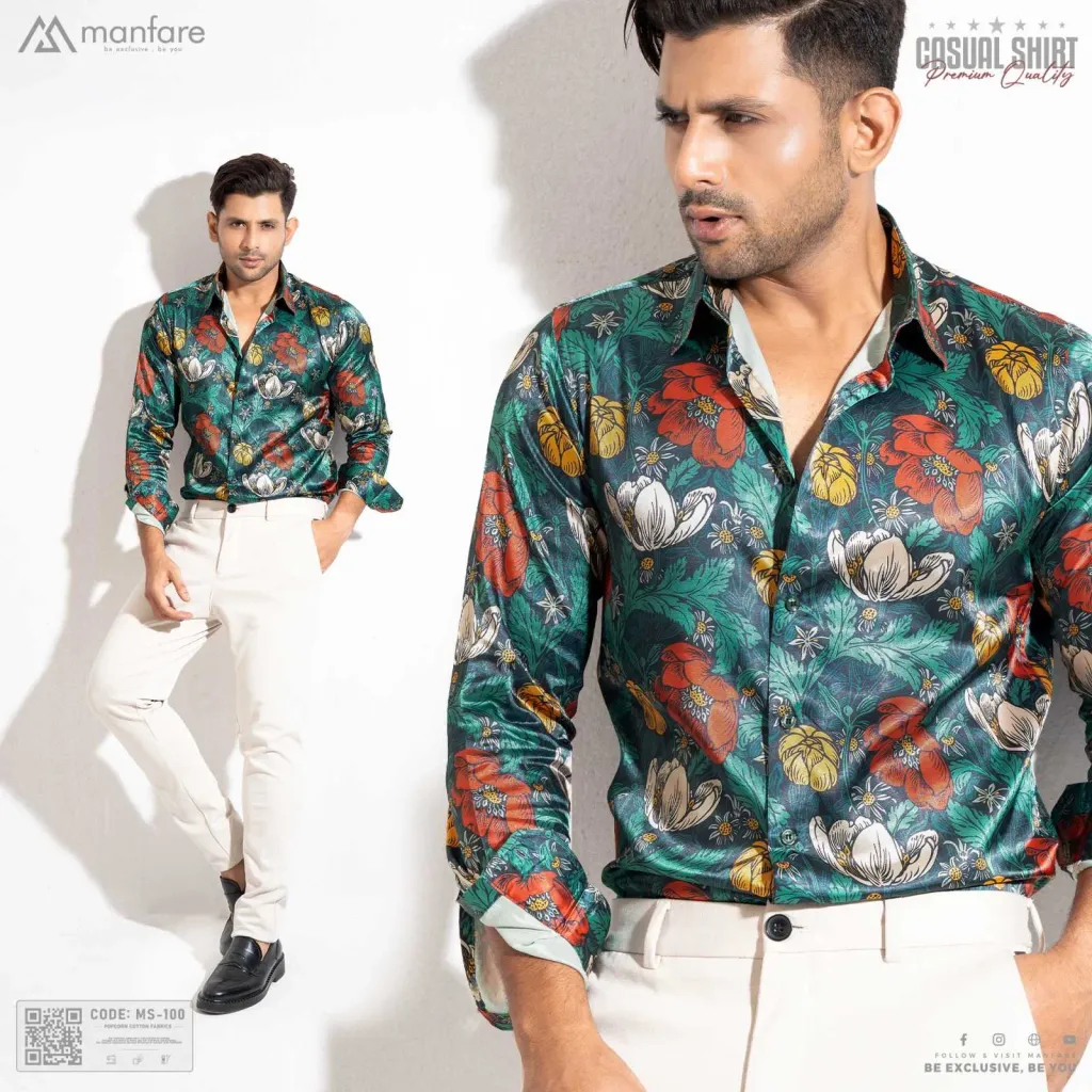 Premium Casual Printed Shirt For Men I MS-100