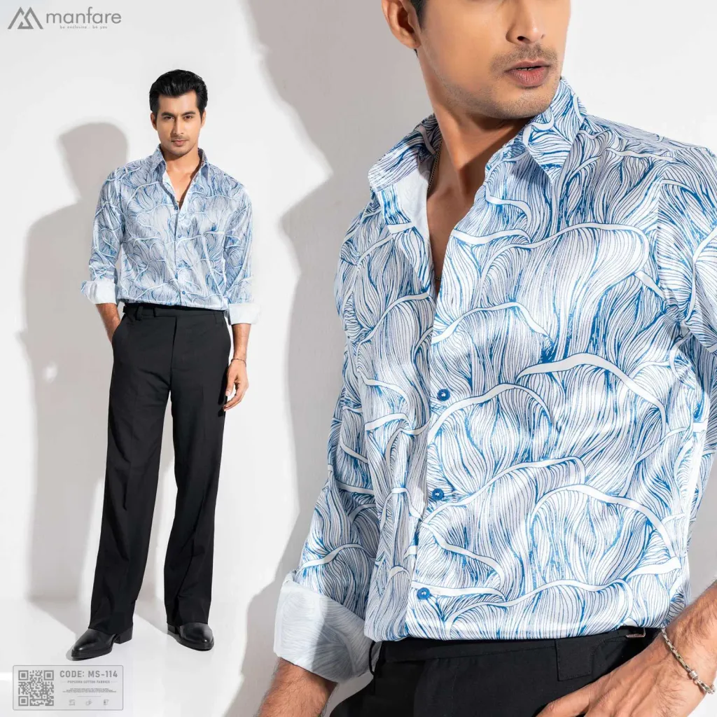 Premium Casual Printed Shirt For Men I MS-114