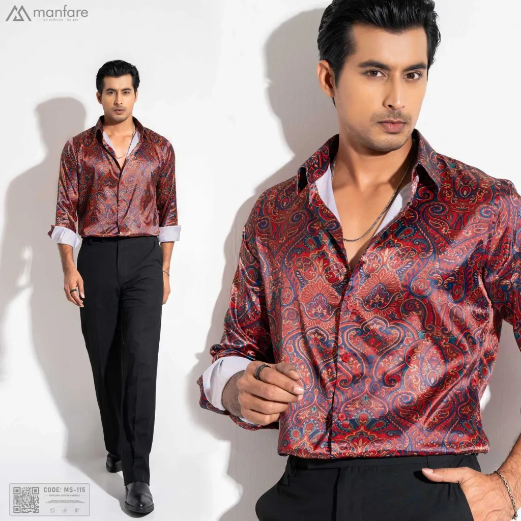 Premium Casual Printed Shirt For Men I MS-115