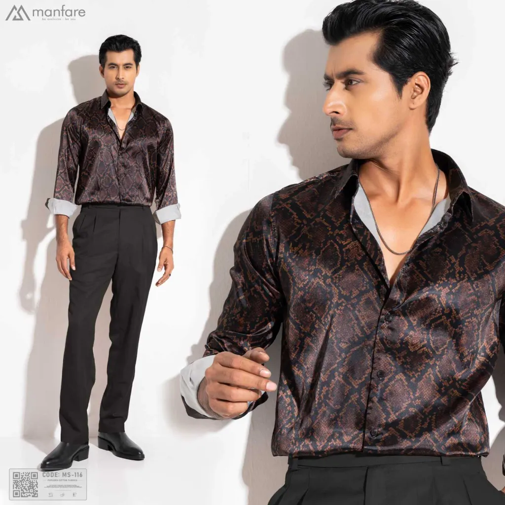 Premium Casual Printed Shirt For Men I MS-116