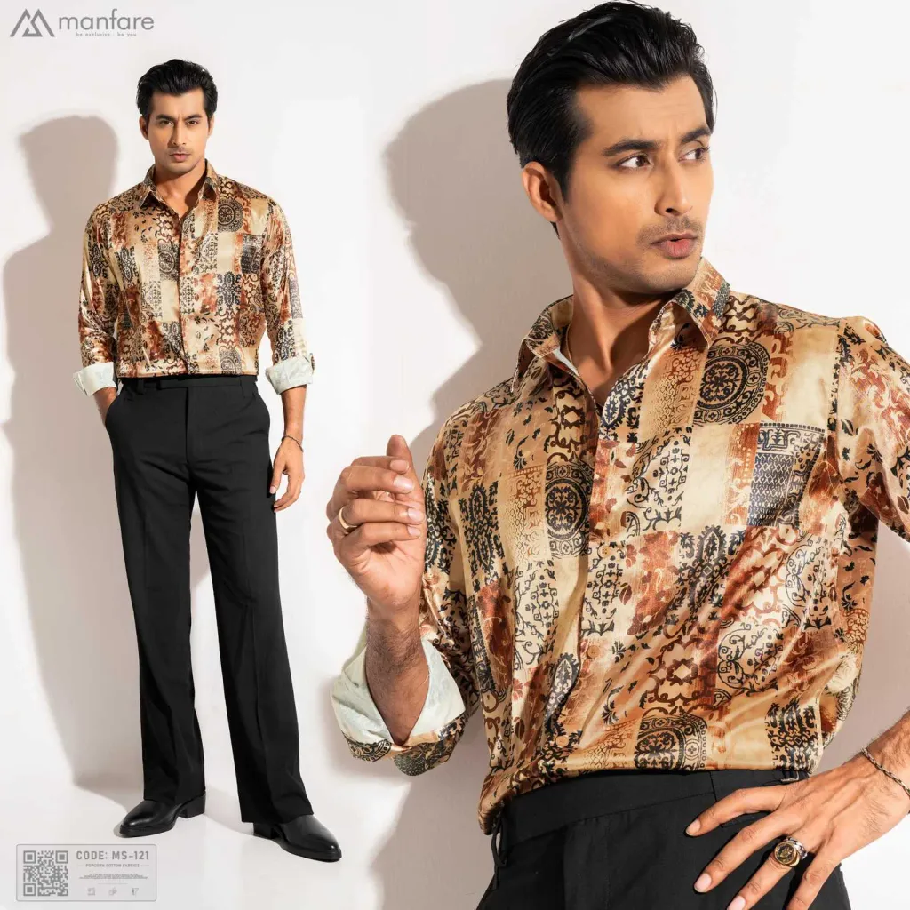Premium Casual Printed Shirt For Men I MS-121