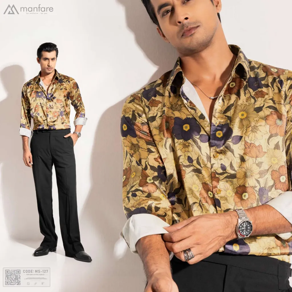 Premium Casual Printed Shirt For Men I MS-127
