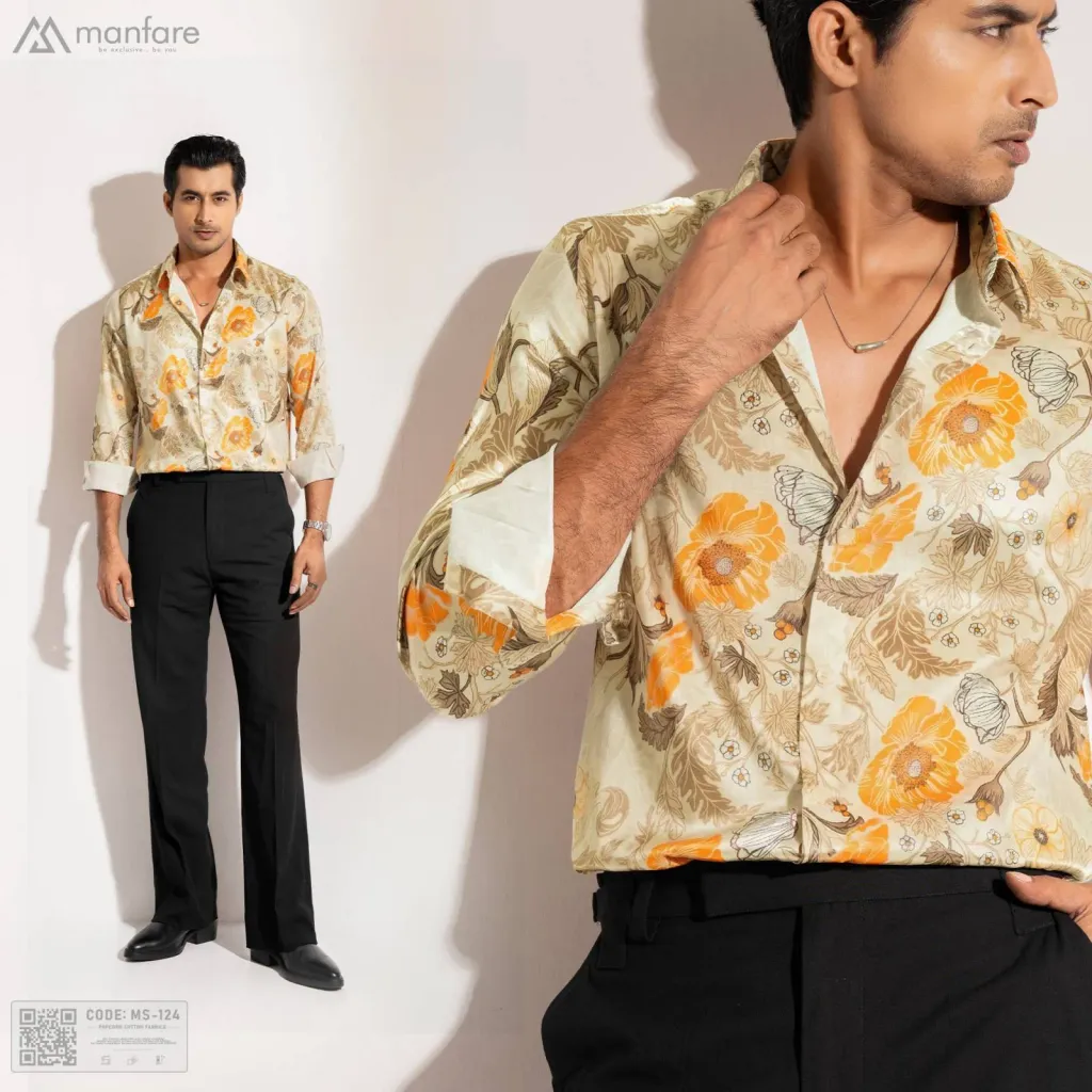 Premium Casual Printed Shirt For Men I MS-124