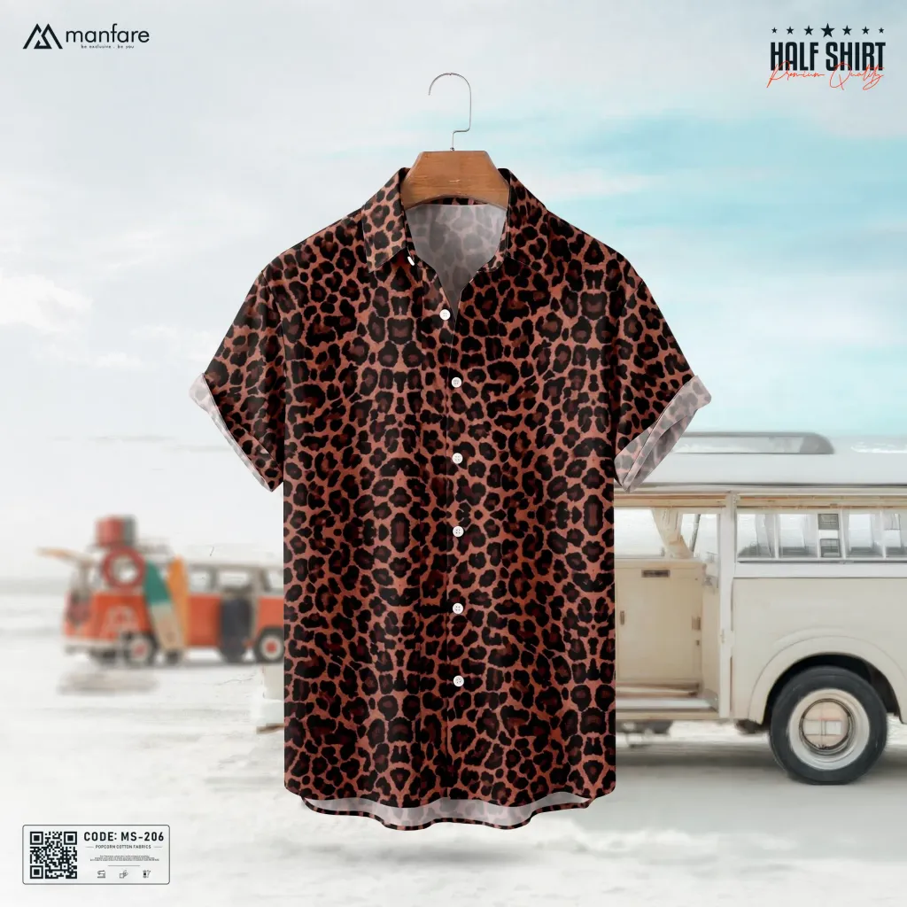 Half Sleeve Printed Casual Shirt For Men | MS-206