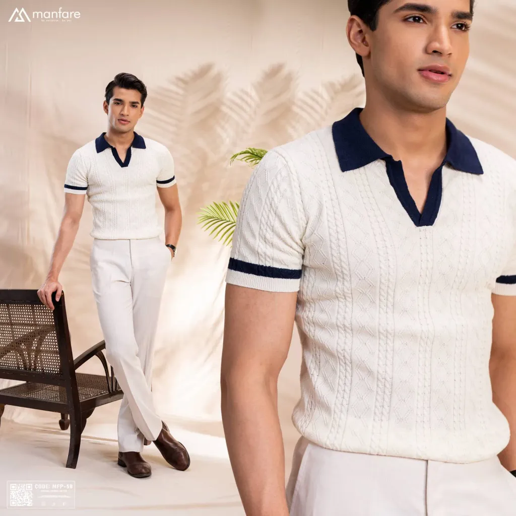 Premium Knitted Polo Shirt For Men | MFP-58