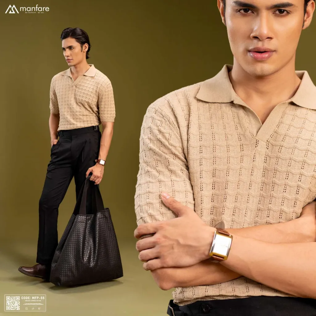 Premium Knitted Polo Shirt For Men | MFP-55