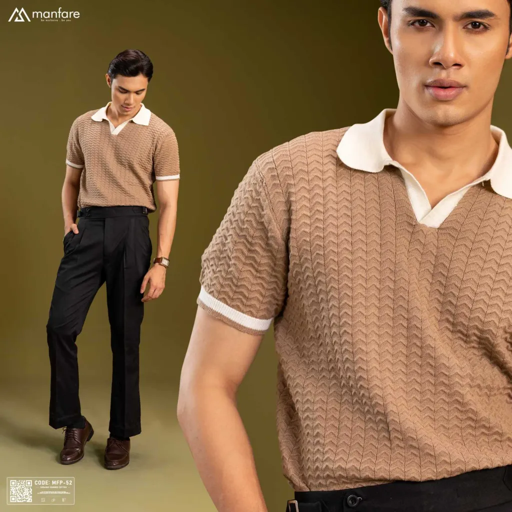 Premium Knitted Polo Shirt For Men | MFP-52
