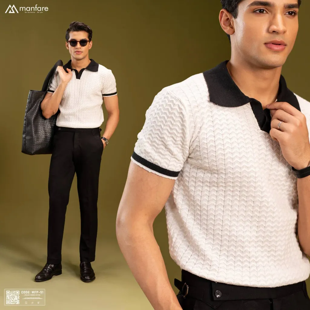 Premium Knitted Polo Shirt For Men | MFP-51