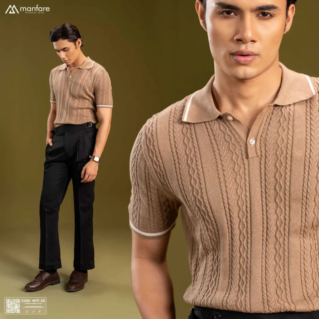 Premium Knitted Polo Shirt For Men | MFP-50