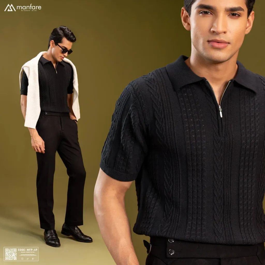 Premium Knitted Polo Shirt For Men | MFP-49