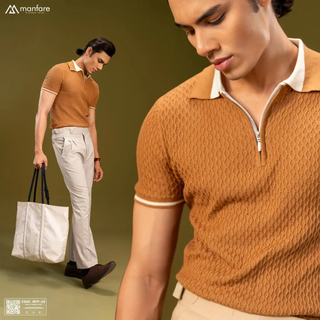 Premium Knitted Polo Shirt For Men | MFP-48
