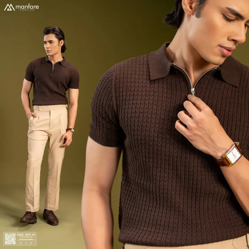 Premium Knitted Polo Shirt For Men | MFP-47