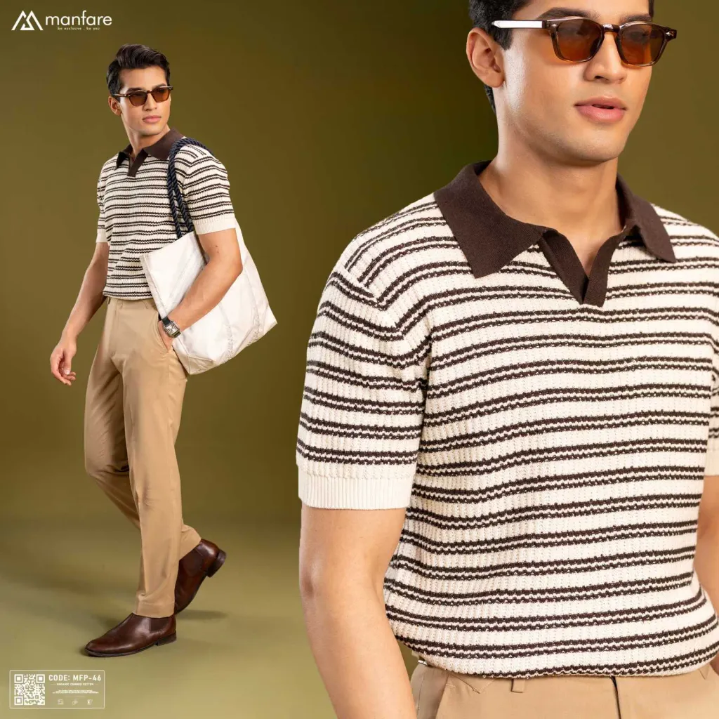 Premium Knitted Polo Shirt For Men | MFP-46