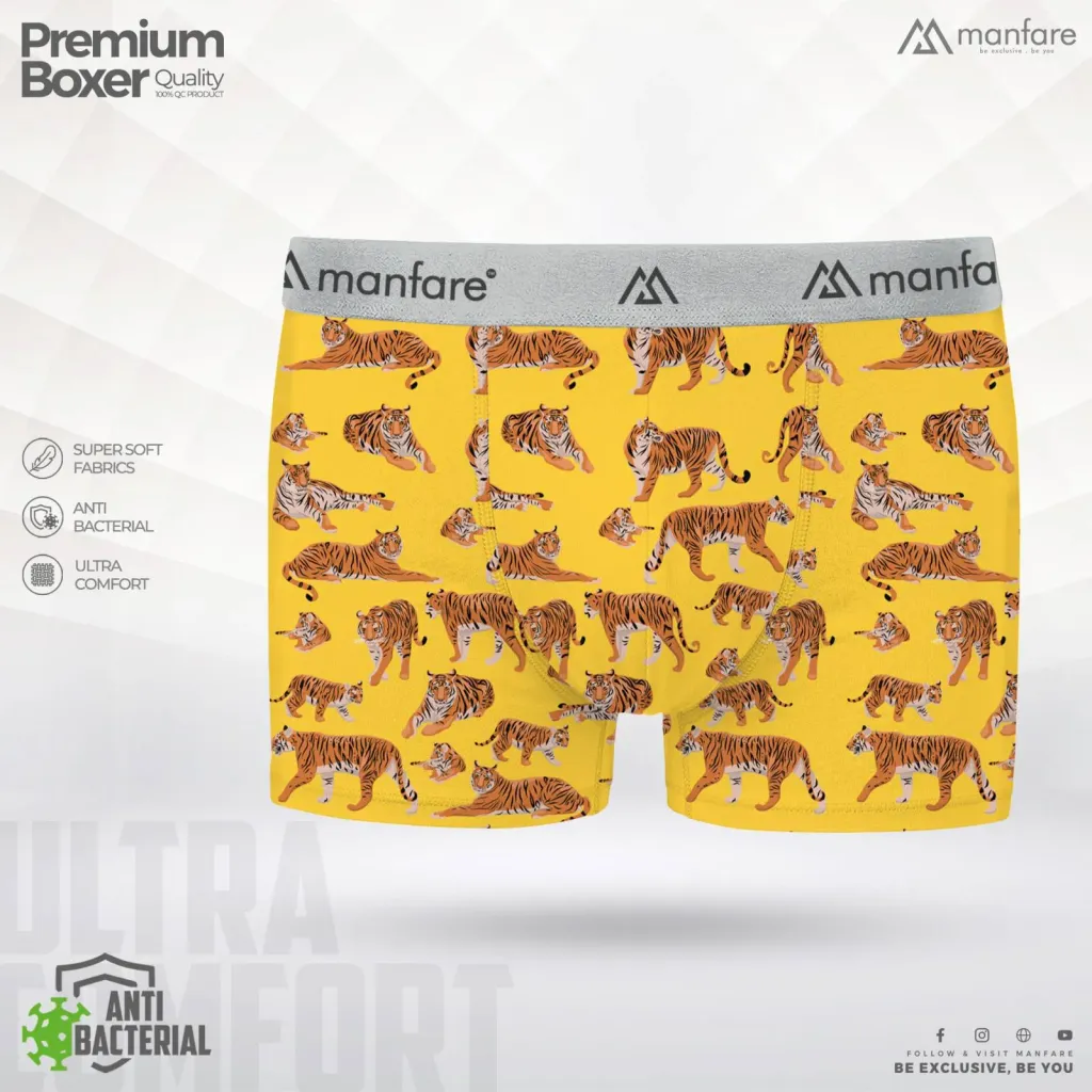 Manfare Ultra Comfort Print Boxer For Men। MBX-21