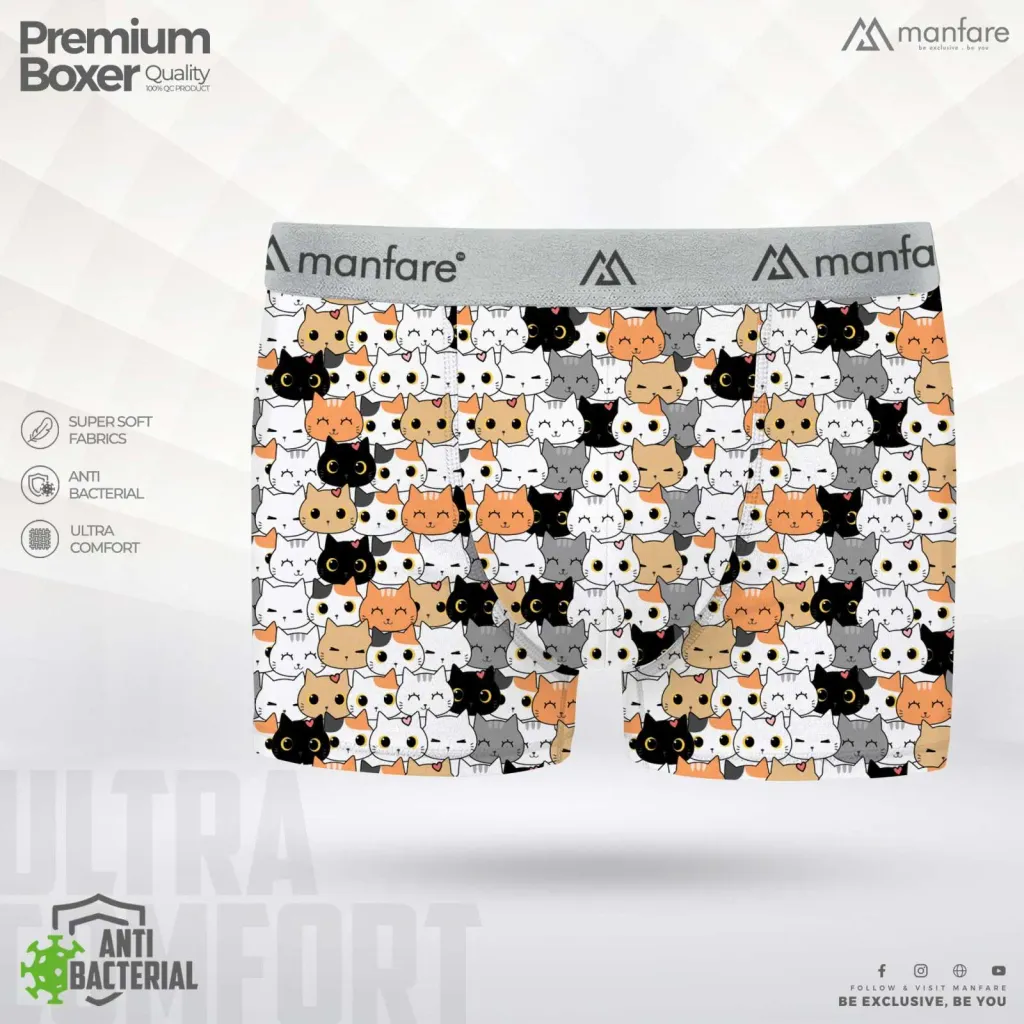 Manfare Ultra Comfort Print Boxer For Men। MBX-22