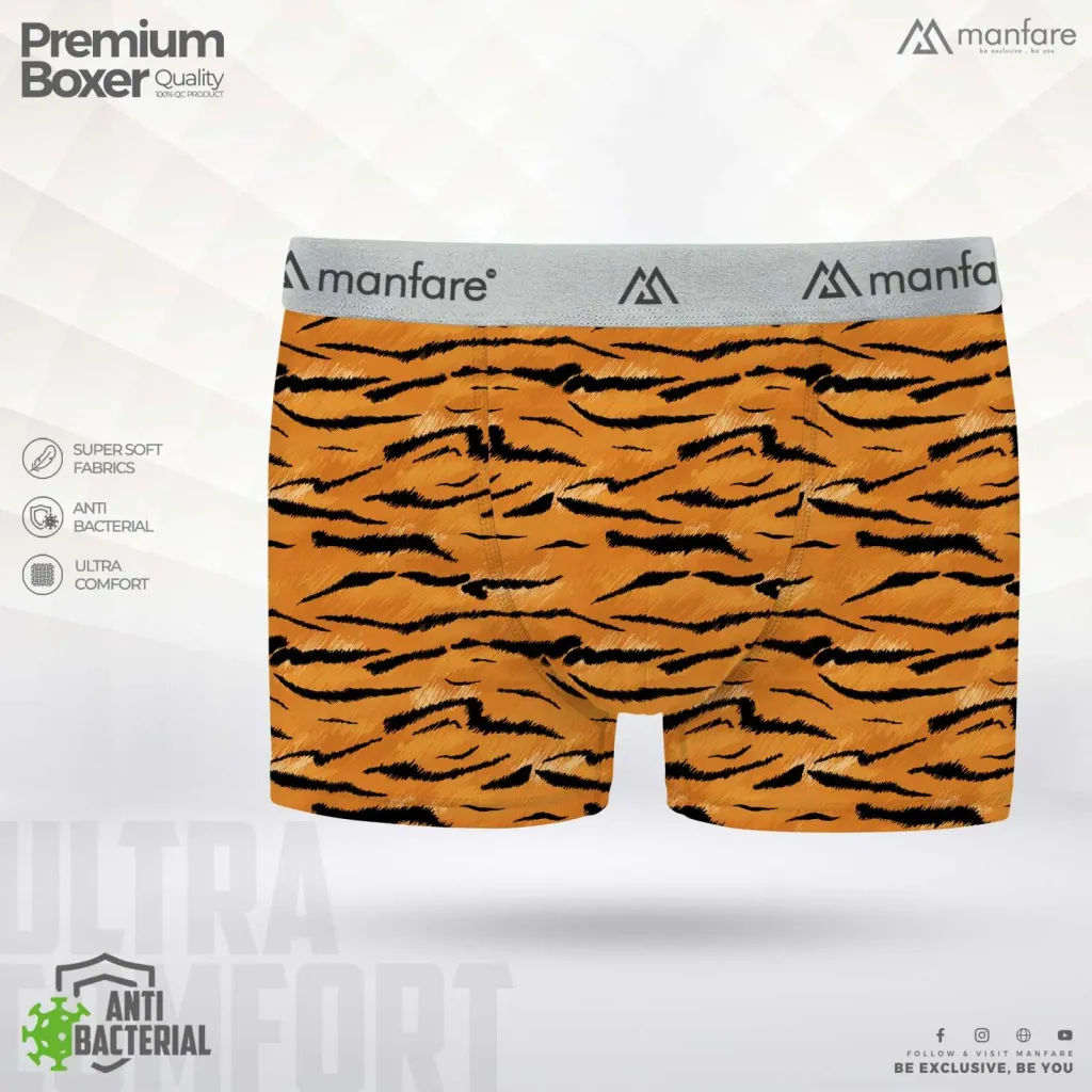 Manfare Ultra Comfort Print Boxer For Men। MBX-23