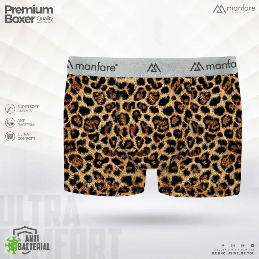 Manfare Ultra Comfort Print Boxer For Men। MBX-25