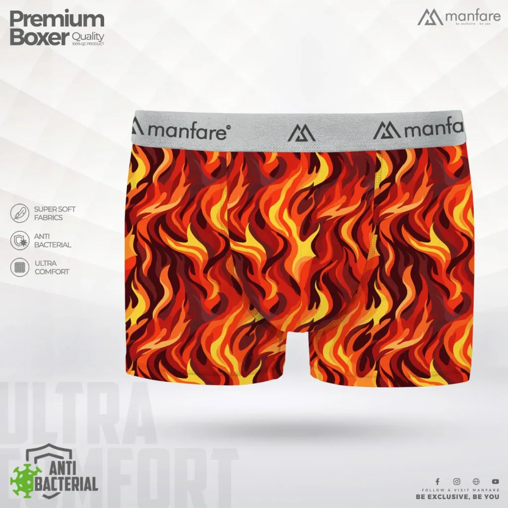 Manfare Ultra Comfort Print Boxer For Men। MBX-29