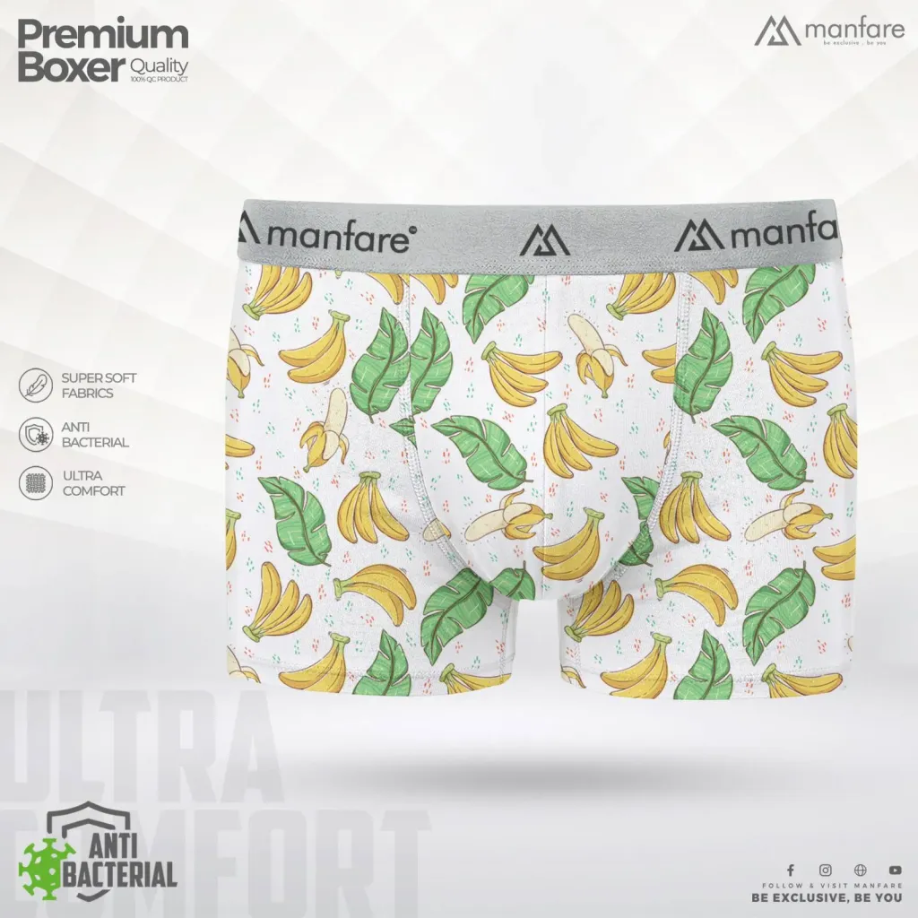 Manfare Ultra Comfort Print Boxer For Men। MBX-20
