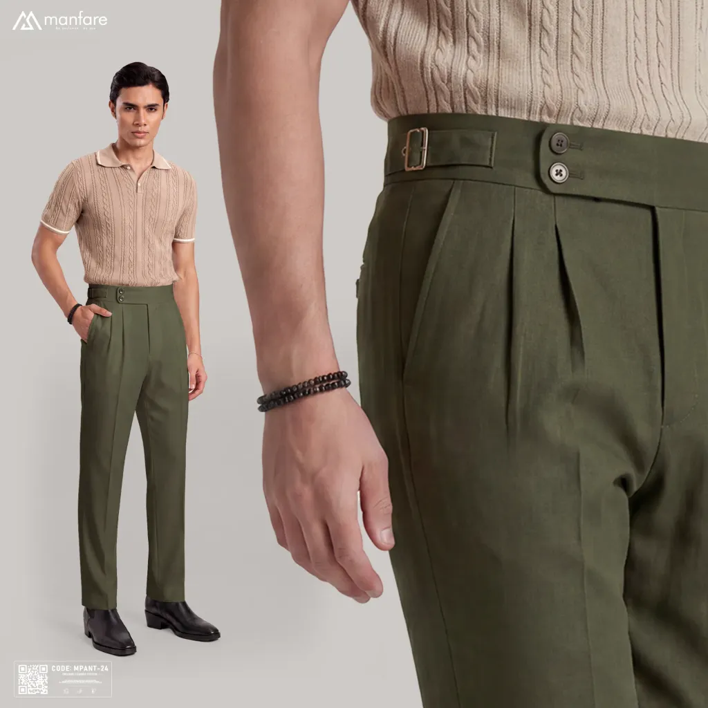 Premium Formal BOOTCUT GURKHA PANT For Men | MPANT-24