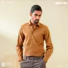 Premium Formal Solid Shirt For Men | Pastel Orange | MS-91