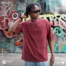 Acid Wash - Most Trendy Drop Shoulder T Shirt | MF-698