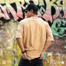 Acid Wash - Most Trendy Drop Shoulder T Shirt | MF-701