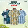 3 Pcs Combo Half Sleeve Printed Casual Shirt For Men | MS-242-C 