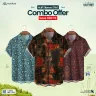 3 Pcs Combo Half Sleeve Printed Casual Shirt For Men | MS-243-C 