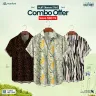 3 Pcs Combo Half Sleeve Printed Casual Shirt For Men | MS-246-C 