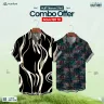 2 Pcs Combo Half Sleeve Printed Casual Shirt For Men | MS-228-C 