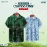 2 Pcs Combo Half Sleeve Printed Casual Shirt For Men | MS-232-C 