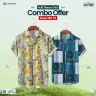 2 Pcs Combo Half Sleeve Printed Casual Shirt For Men | MS-233-C 
