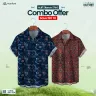 2 Pcs Combo Half Sleeve Printed Casual Shirt For Men | MS-234-C 
