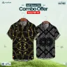 2 Pcs Combo Half Sleeve Printed Casual Shirt For Men | MS-235-C 