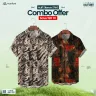 2 Pcs Combo Half Sleeve Printed Casual Shirt For Men | MS-237-C 