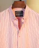 Men Pink and White Old Money Striped Shirt | MS-240