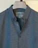Slate Blue Small Check Old Money Shirt | MS-239