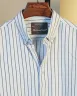 Sky Blue and Navy Blue Old Money Striped Shirt | MS-238
