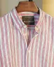 Pink White and Ash Remi Cotton Old Money Striped Shirt | MS-235