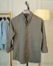 Deep Olive Duel Tone Old Money Striped Shirt | MS-234