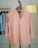 Dark Brown and White Remi Cotton Old Money Striped Shirt | MS-231