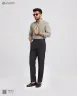 Light Olive and White Remi Cotton Old Money Striped Shirt | MS-241