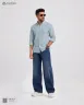 White and Blue Old Money Striped Shirt | MS-247