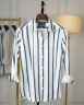  Duel and White Old Money Striped Shirt | MS-260