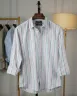 Multicolor Remi Cotton Old Money Striped Shirt | MS-268