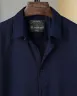 Navy Blue Old Money Striped Shirt | MS-269